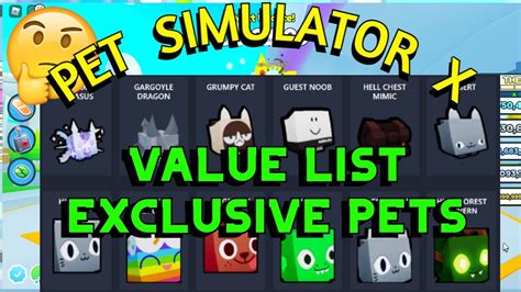 zmzmzm|Pet Simulator X Values .